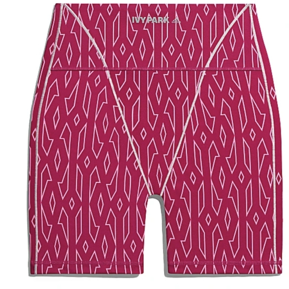 IVY PARK MONOGRAM SHORTS PINK - Picture 2 of 3